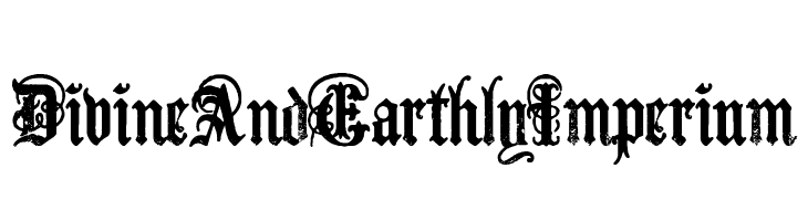 Divine And Earthly Imperium  font caratteri gratis