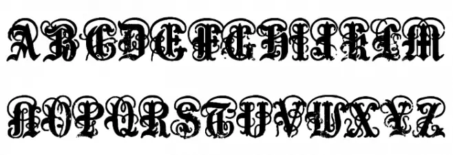 Divine And Earthly Imperium 字体 大写