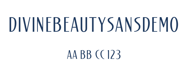 DivineBeautySansDemo Font Preview