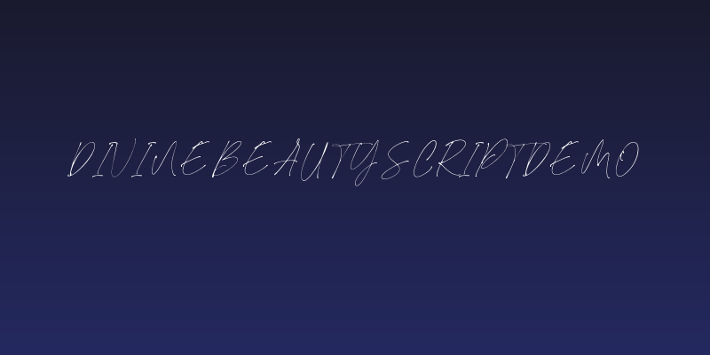 DivineBeautyScriptDemo Social Header
