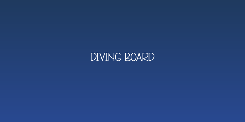 Diving Board Social Header