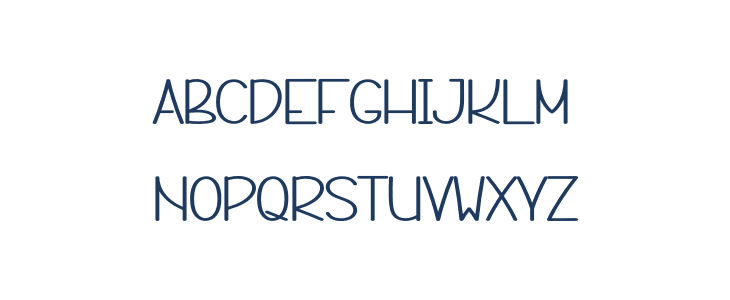Diving Board Lowercase