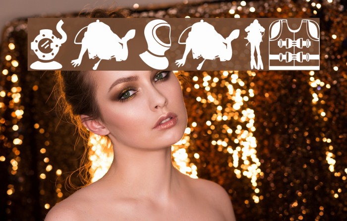 Diving Font examples