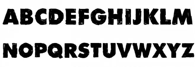 Divisible Invisible Low フォント 大文字