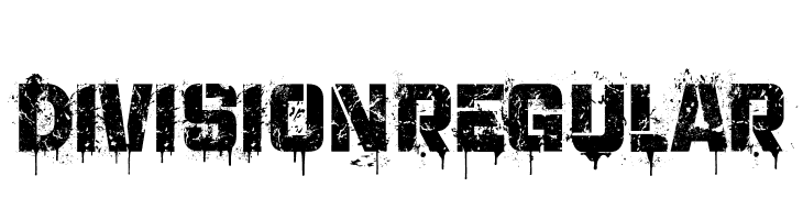Division Regular  font caratteri gratis