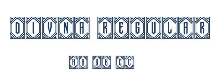 Divna Regular Font Preview