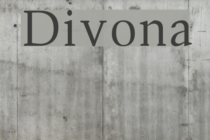 Divona Font examples