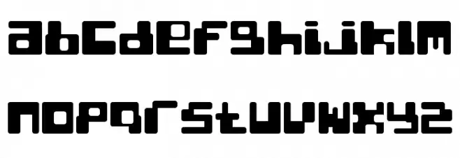 Dixietal-Basic फ़ॉन्ट लोअरकेस