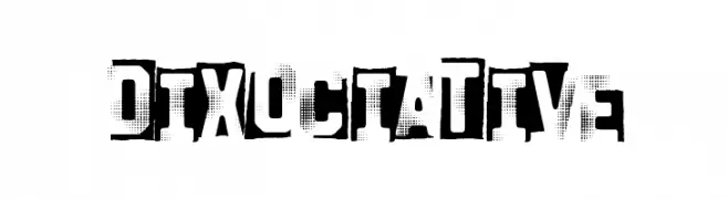 Dixociative  font caratteri gratis