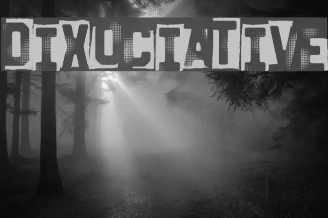Dixociative Font examples