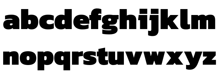 Dizhitl Black Regular Font LOWERCASE