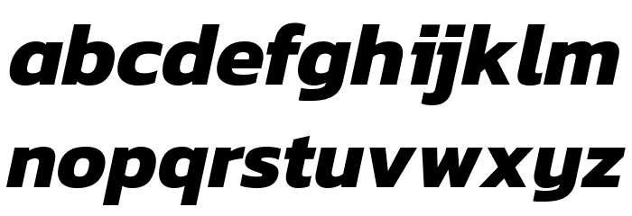 Dizhitl Bold Italic Font LOWERCASE