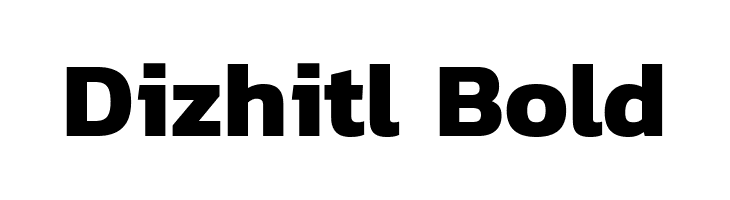 Dizhitl Bold  baixar fontes gratis