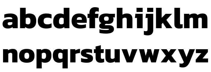 Dizhitl Bold Font LOWERCASE
