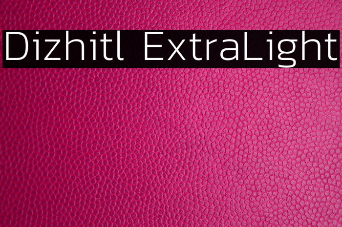 Dizhitl ExtraLight Example 1