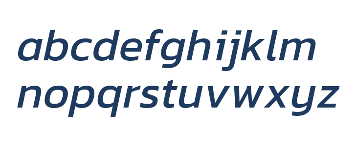 Dizhitl Italic Lowercase
