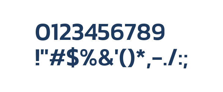 Dizhitl Medium Regular Other Characters