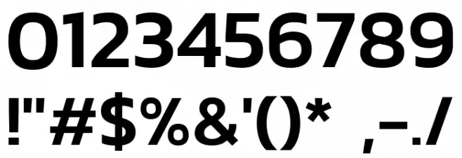 Dizhitl Medium Regular Font OTHER CHARS