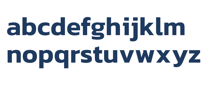 Dizhitl SemiBold Regular Lowercase