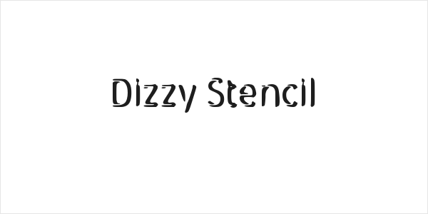 Dizzy Stencil Logo