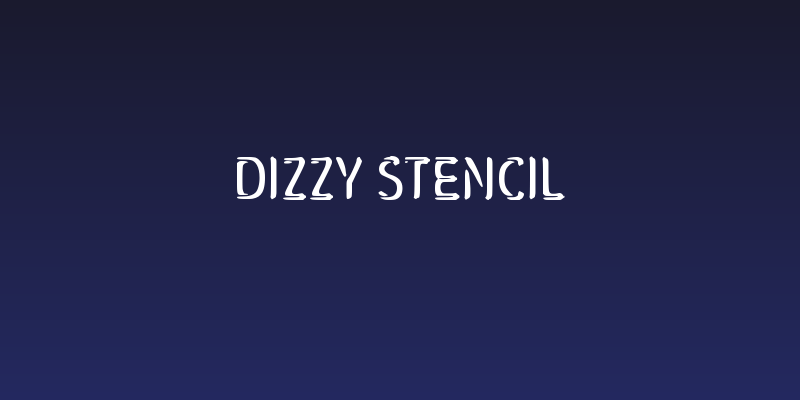 Dizzy Stencil Social Header