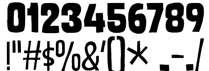 DizzyEdgeDEMO Font OTHER CHARS