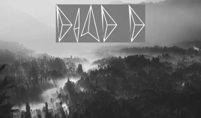 diamond d Font examples