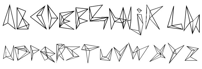 diamond d Font LOWERCASE