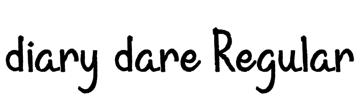 diary dare Regular  baixar fontes gratis