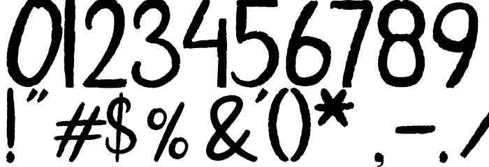 diary dare Regular Font OTHER CHARS