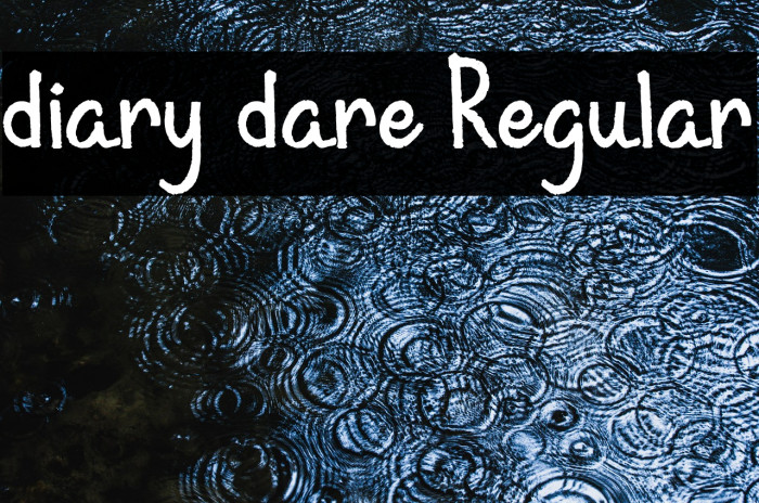 diary dare Regular Example 2