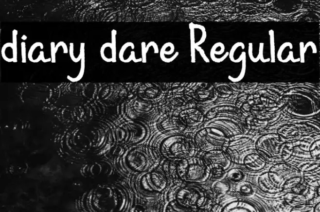 diary dare Regular Example 2