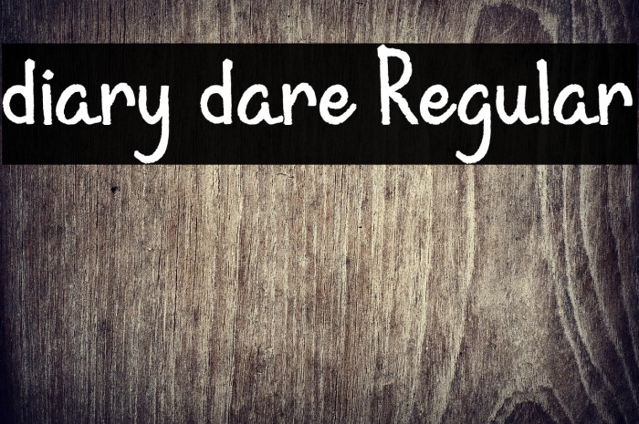 diary dare Regular Example 3