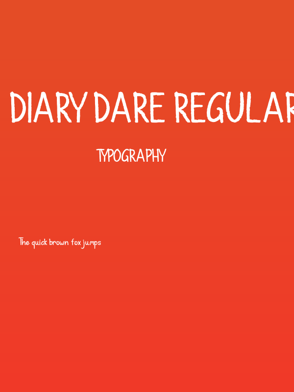 diary dare Regular Poster