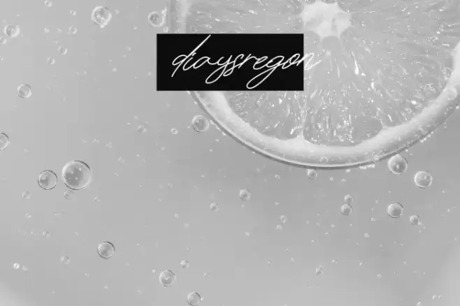 diaysregon Font examples