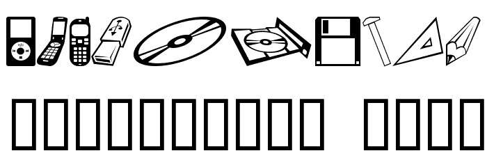 dibujos en linea Font OTHER CHARS