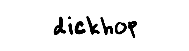 dickhop  Fuentes Gratis Descargar
