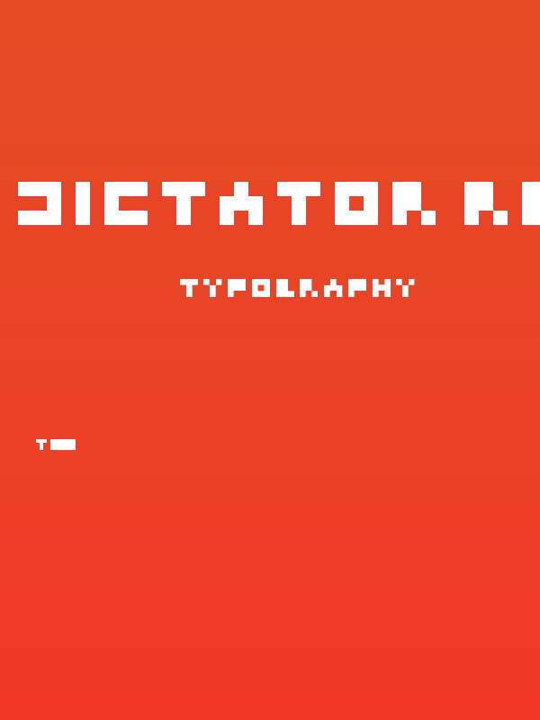 dictator Regular Poster