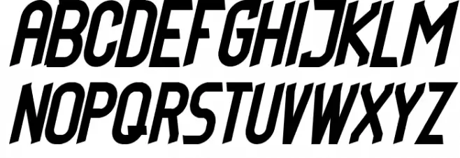 dieselpunk-italic フォント 大文字