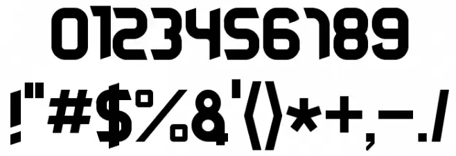 dieselpunk-regular Font OTHER CHARS