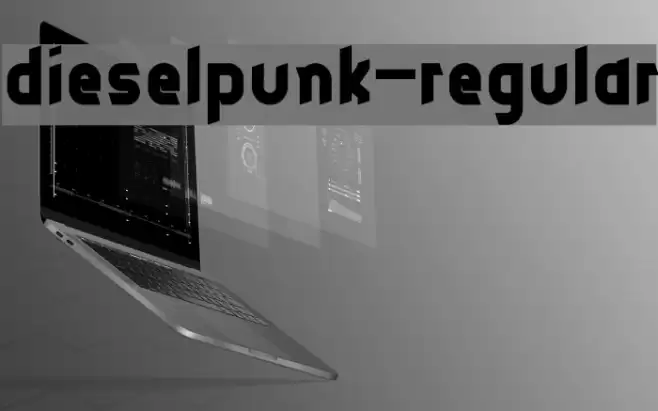 dieselpunk-regular Font examples