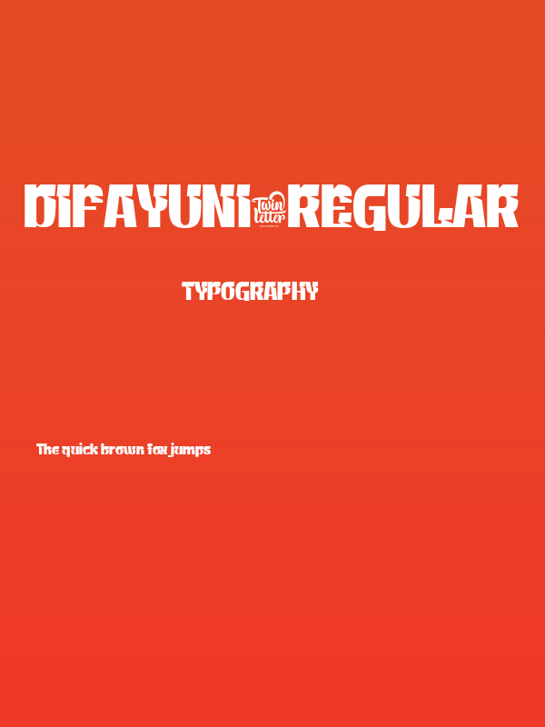 difayuni-Regular Poster
