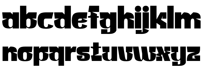 difayuni-Regular Font LOWERCASE