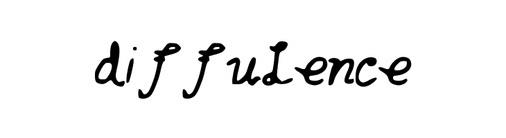 diffulence  フリーフォントのダウンロード