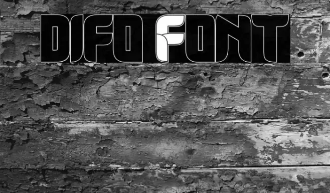 difo Font examples