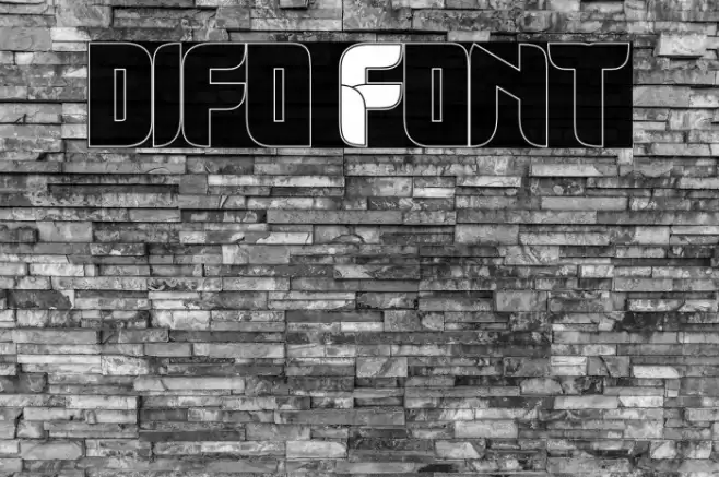 difo Font examples