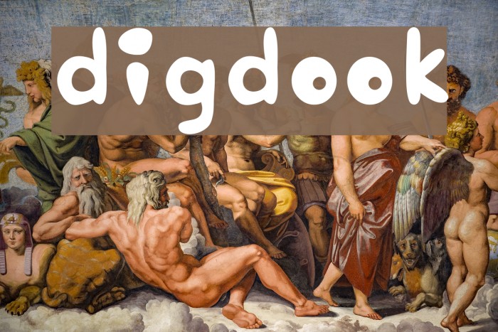 digdook Font examples