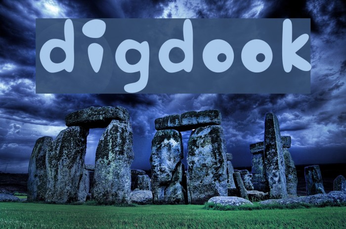 digdook Font examples