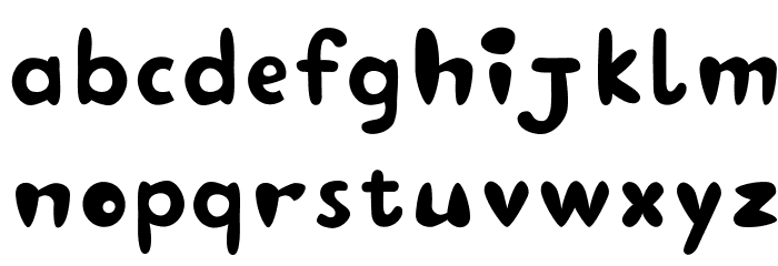 digdook Font LOWERCASE