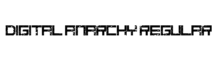 digital anarchy Regular  フリーフォントのダウンロード